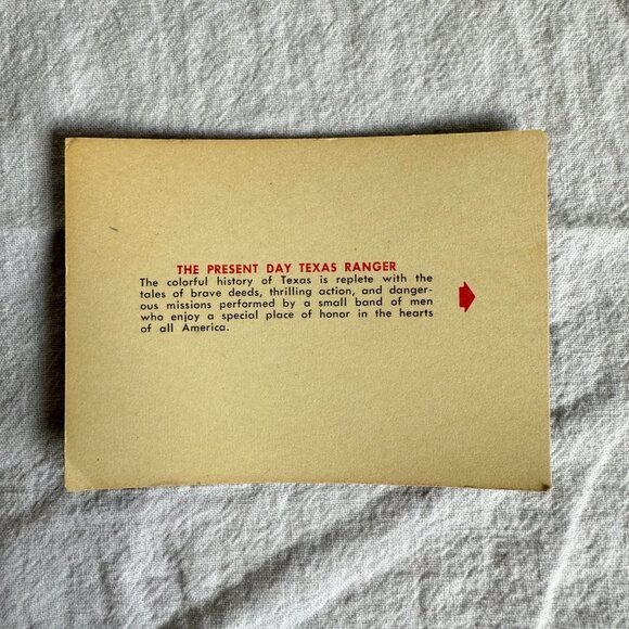 The Present Day Texas Ranger Mini Postcard - Picture 3 of 3